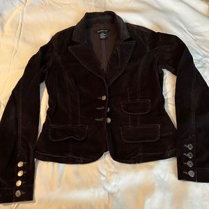 Black corduroy CK jacket